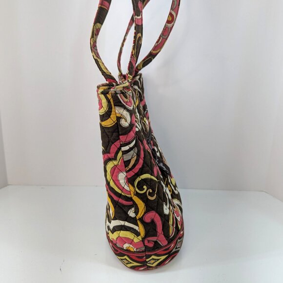 Vera Bradley Puccini Shoulder Bag Exterior and Interior Pockets Snap Close - Picture 5 of 8